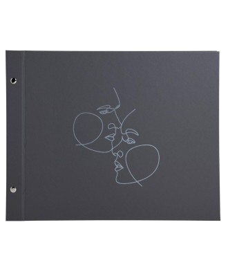 Album vis 40 pages noir 37x29cm Art noir