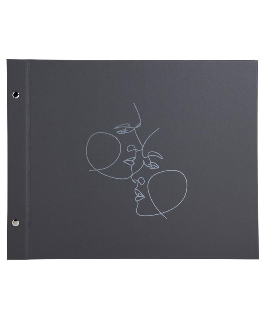Album vis 40 pages noir 37x29cm Art noir