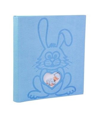 Album photo 29x32cm 60p TEDDY Lapin Bleu