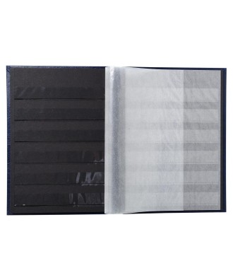 ALB.TIMB. 22,5X16,5 Simili cuir Noir 32p
