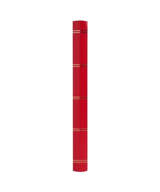 ALB.TIMB.22,5X16,5 Simili cuir rouge 32p