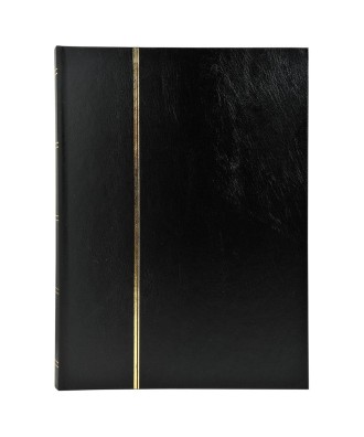 ALB.TIMB. 30,5X22,5 Simili cuir Noir 16p
