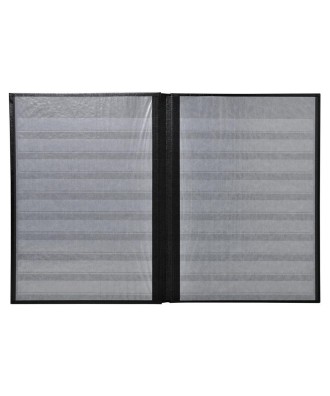 ALB.TIMB. 30,5X22,5 Simili cuir Noir 16p