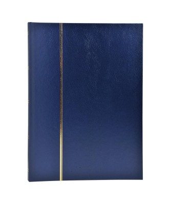 ALB.TIMB. 30,5X22,5 Simili cuir Bleu 48p