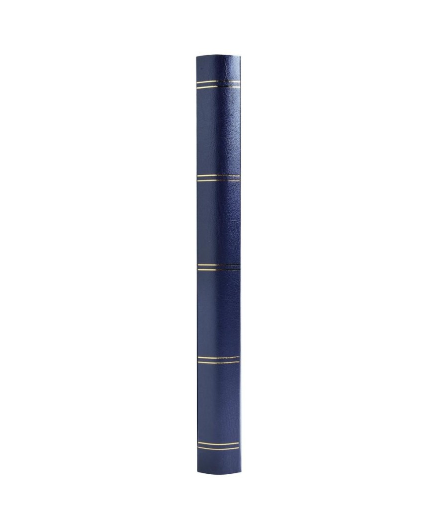 ALB.TIMB. 30,5X22,5 Simili cuir Bleu 48p