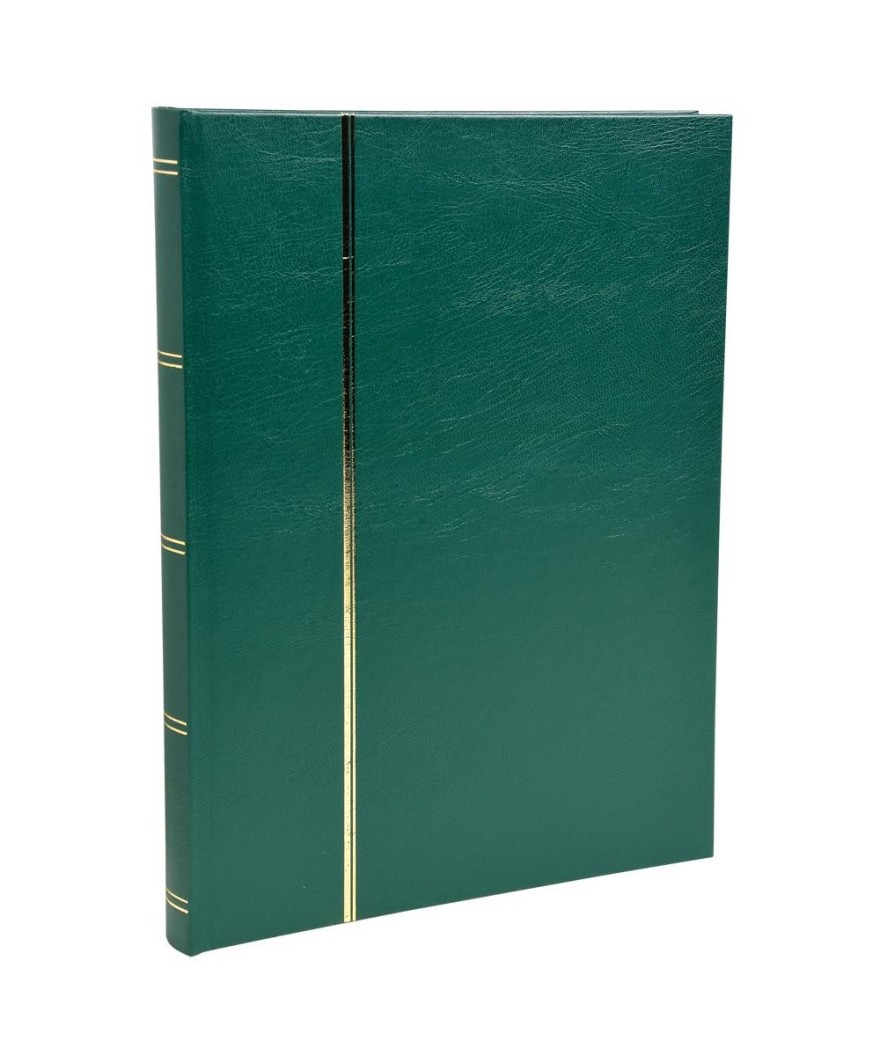 ALB.TIMB. 30,5X22,5 Simili cuir Vert 48p