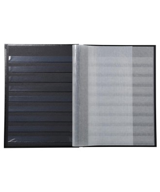 ALB.TIMB. 30,5X22,5 Simili cuir Noir 64p