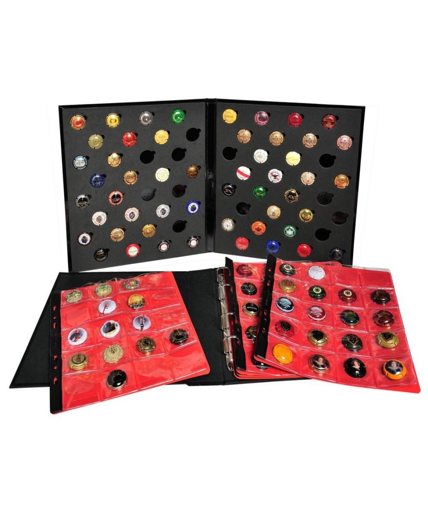 Album mousse pr 64 plaques de muselet