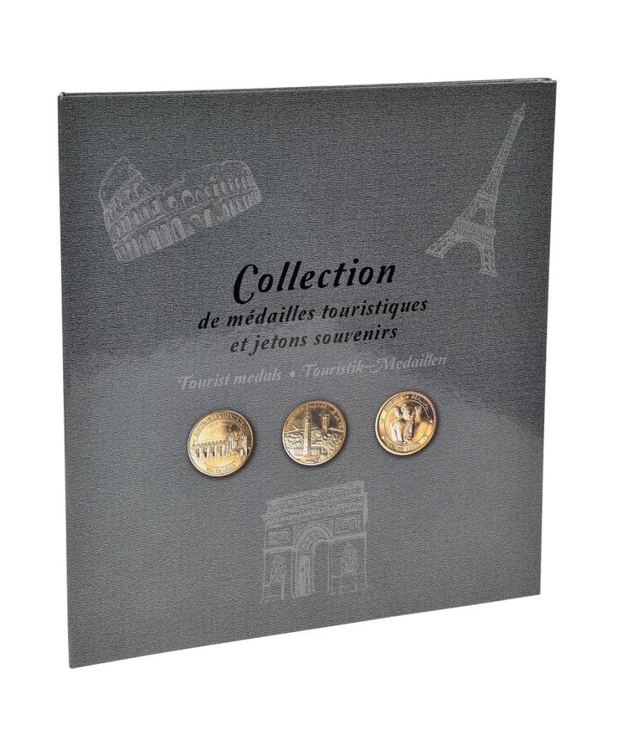 Album carton pr 50 médailles touristique