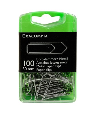 100 ATTACHES LETTRES METAL 30MM