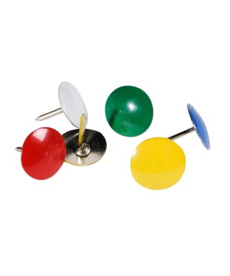 Boîte 1000 punaises laiton 9.5mm Ass.