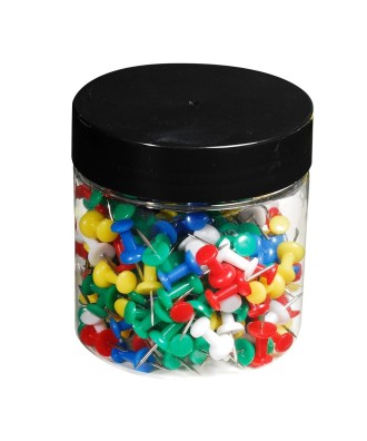 Boîte 200 Push-Pins 10mm Ass.