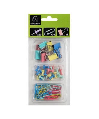 Kit de 58 attaches Aquarel Assorti