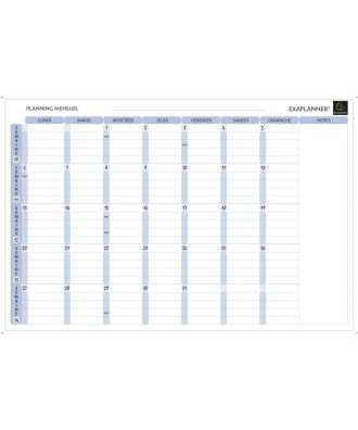 PLANNING MAGNETIQUE MENSUEL