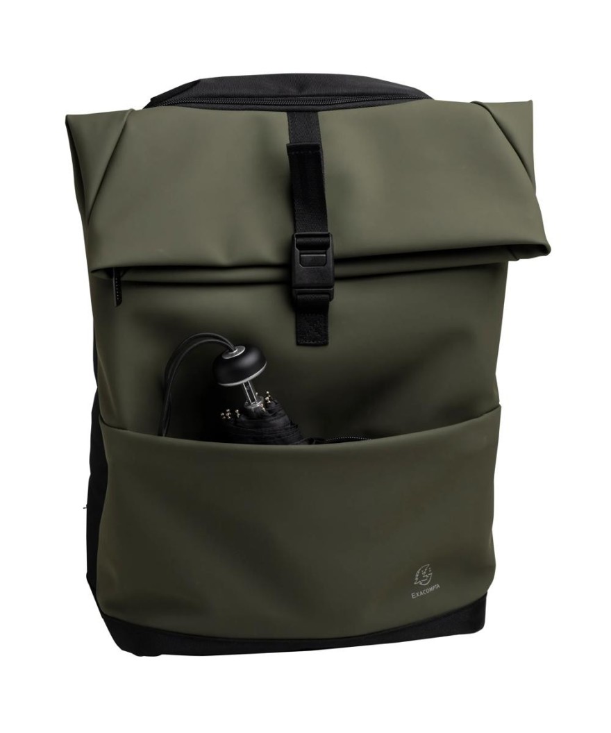 Sac à dos ordi. Exactive Young vert kaki