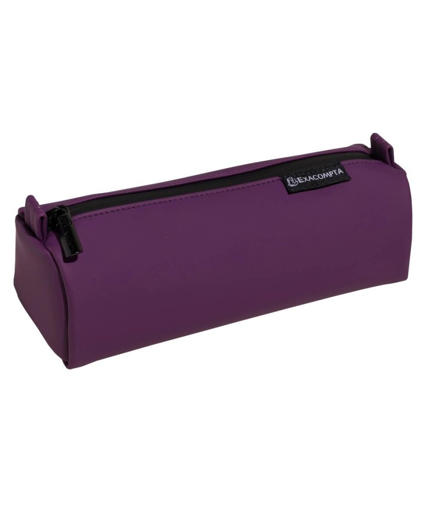 Trousse semi-ronde TITANE PU 4 coul. Ass