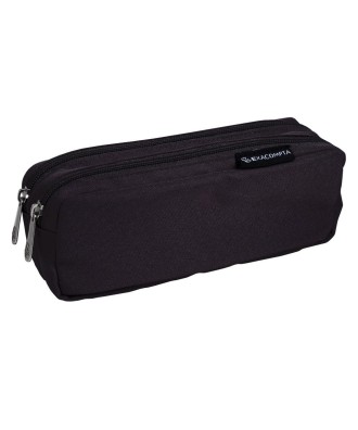 Trousse rectangle 2 compart Dobble noir