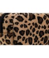 Trousse rectangle fourrure LEOPARD