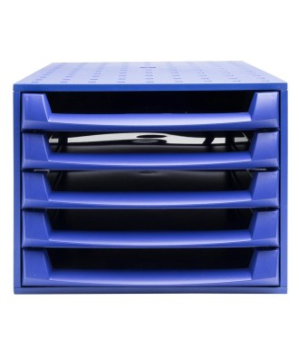 THE BOX 5 tiroirs ouv. FOREVER bleu coba