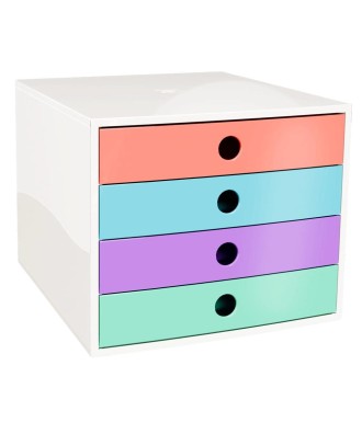 FILIBOX Caisson 4 tiroirs Tidy Coul.Ass.