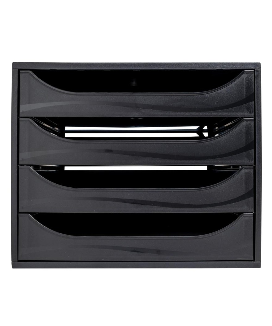 ECOBOX Caisson 4 tiroirs ECOBlack noir