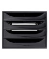 ECOBOX Caisson 4 tiroirs ECOBlack noir