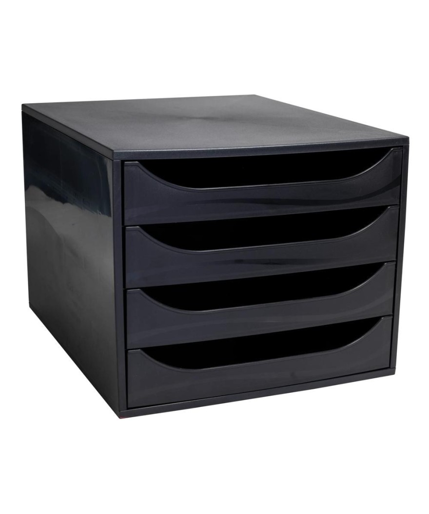 ECOBOX Caisson 4 tiroirs ECOBlack noir