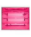 ECOBOX 4 tiroirs gris/framboise transpar