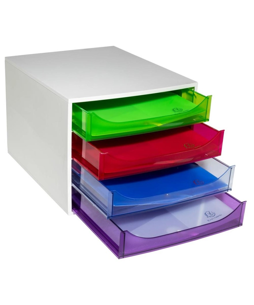 ECOBOX 4 tir. Linicolor gris/arlequin tr