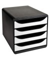 BIG BOX Glossy noir/blanc glossy