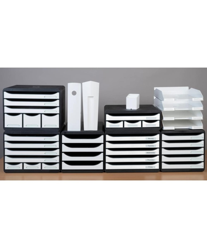 BIG BOX Glossy noir/blanc glossy