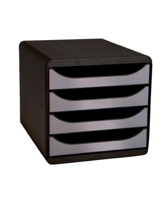 BIG-BOX Metallic noir/argent