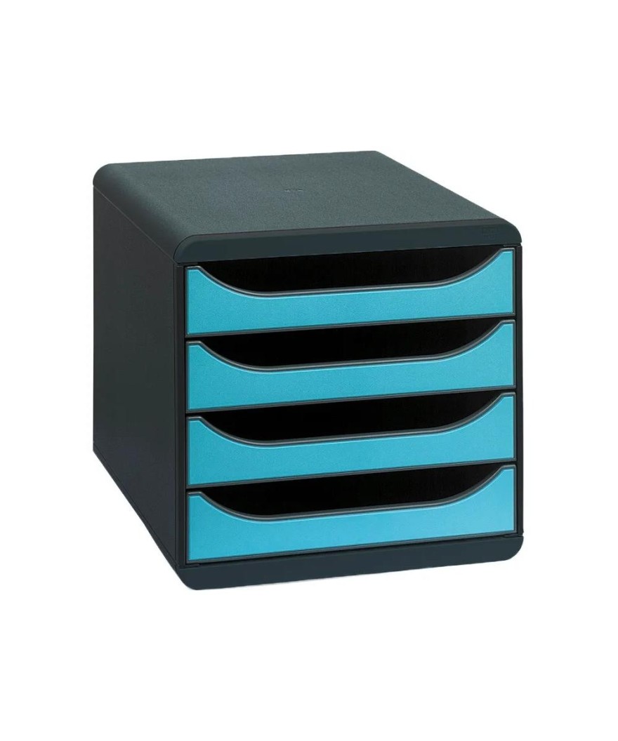 BIG BOX Iderama noir/bleu turquoise