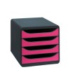 BIG BOX Iderama noir/framboise