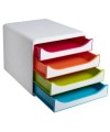 BIG BOX Black Office blanc/arlequin/blan