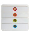 Pop-Box Black Office blanc/arlequin