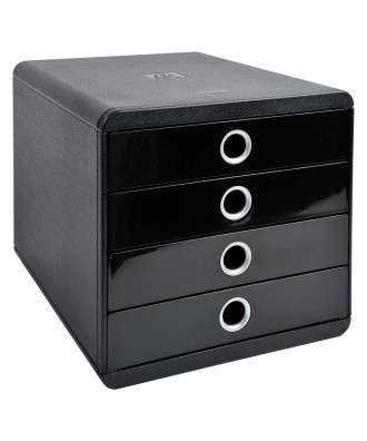 POP-BOX Metallic noir/argent