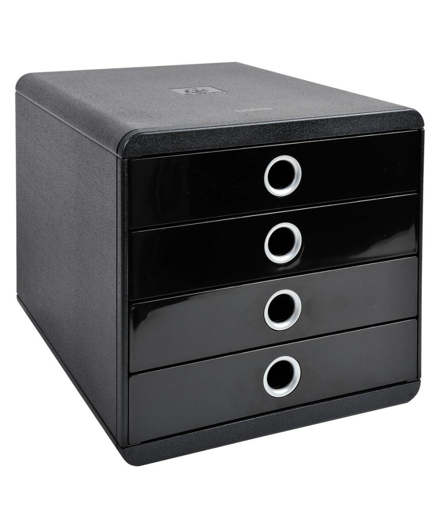POP-BOX Metallic noir/argent