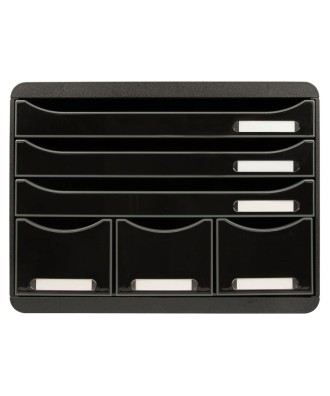 STORE-BOX MAXI 6 tiroirs ECOBlack noir