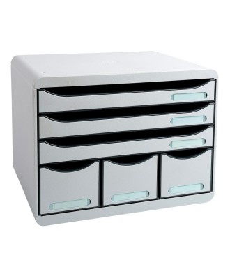 STORE-BOX MAXI 6 tiroirs gris lumière