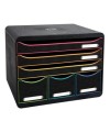 STORE-BOX MAXI 6 tiroir noir/arlequin/no