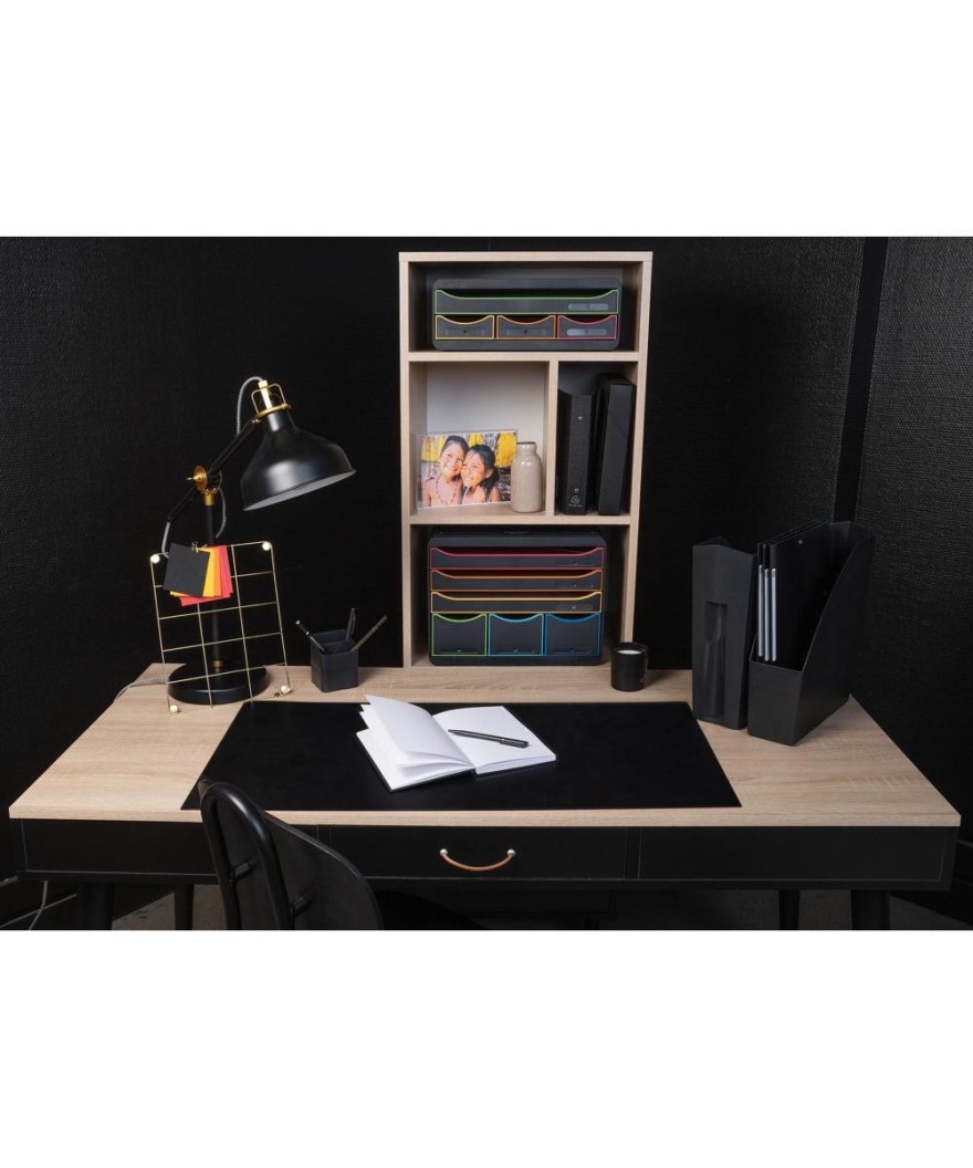 STORE-BOX MAXI 6 tiroir noir/arlequin/no