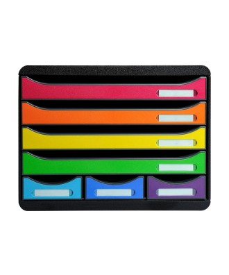 STORE-BOX MINI 7 tiroir IDERAMA arlequin