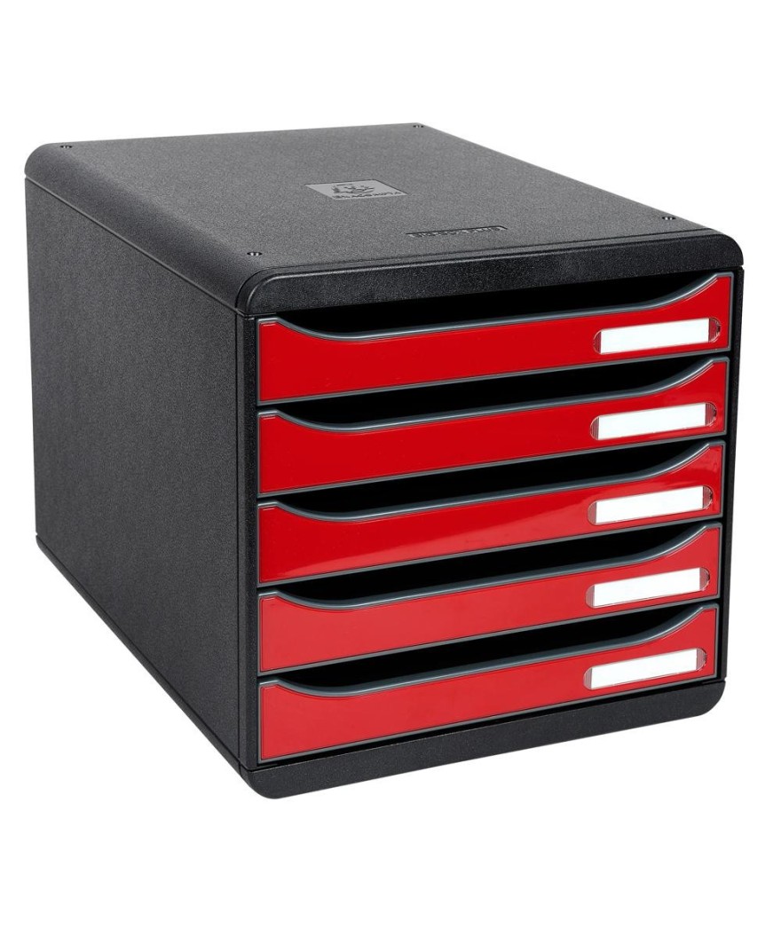 BIG-BOX PLUS noir/rouge carmin glossy