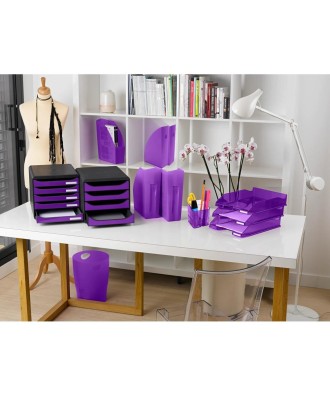 BIG-BOX PLUS Iderama noir/violet glossy