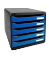 BIG-BOX PLUS noir/bleu glace glossy