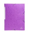 CHEMISE 3 RABATS  SCOTTEN  7/10°violet