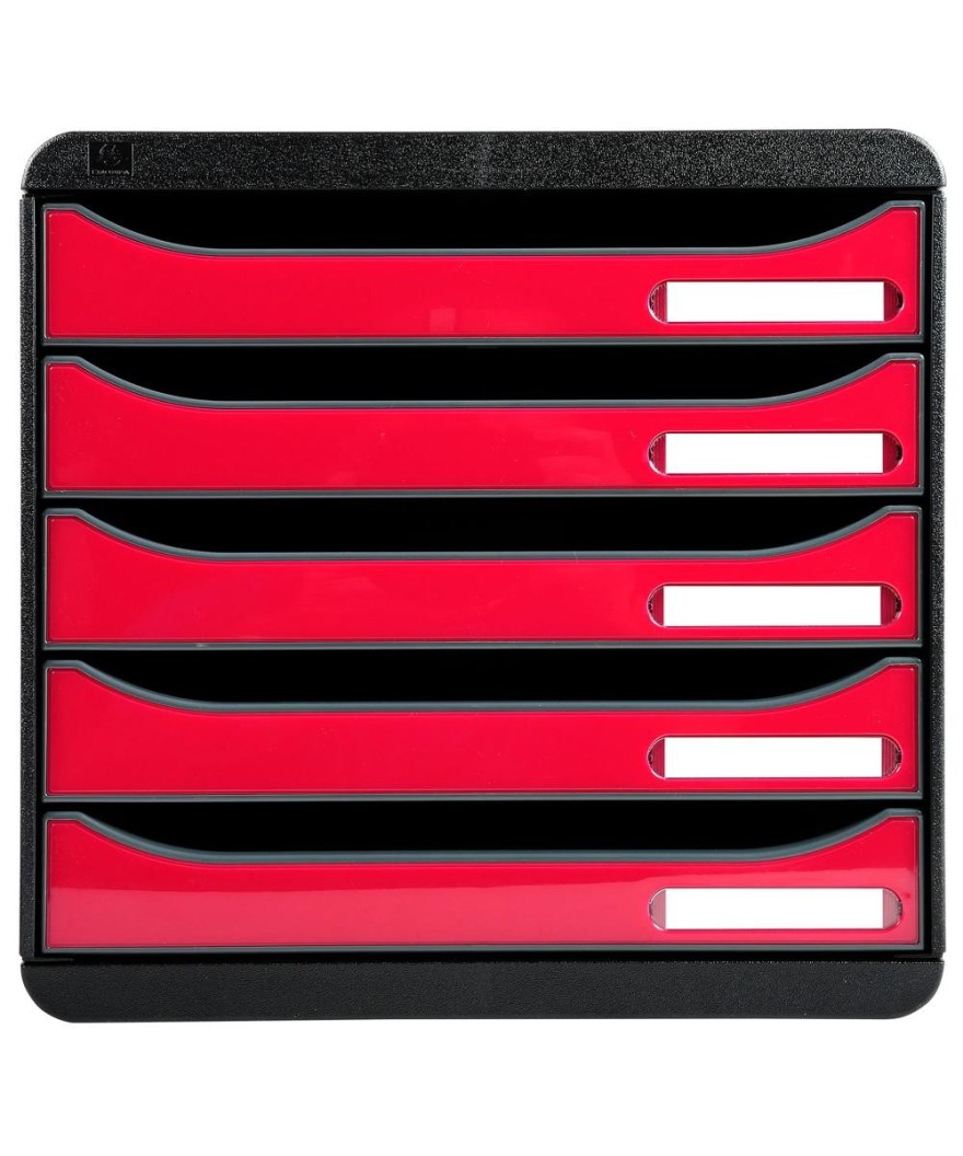 BIG-BOX PLUS Iderama noir/framboise glos