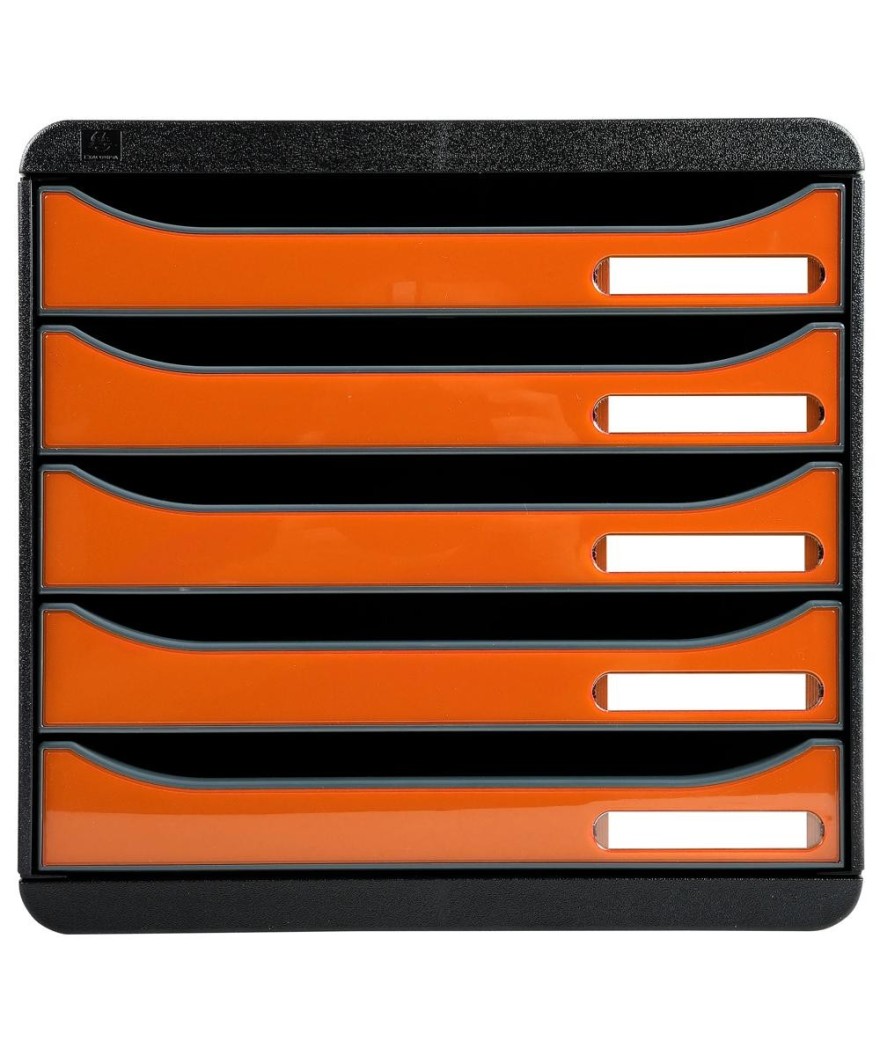 BIG-BOX PLUS Iderama noir/tangerine glos