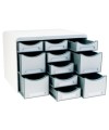 Store Box Multi Office Gris Lumière